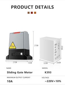 Thông Minh 1000kg Heavy Duty cổng động cơ tự động trượt điện trượt cổng Opener - Product Image 2