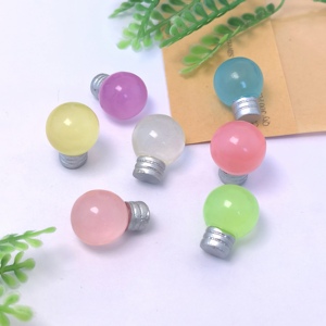100 Piezas de <span class=keywords><strong>Mini</strong></span> Bombillas Luminosas de Resina, Dijes <span class=keywords><strong>para</strong></span> Hacer Joyas, Pendientes, Collares, Manualidades, Llaveros y Accesorios - Product Image 1