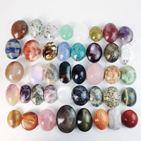 Haute qualité poli à la main divers matériaux pierres précieuses Quartz Rose obsidienne Chakra cristaux pierre de palmier
