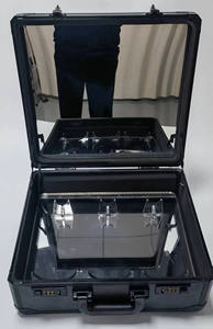 VIP Club Bottle Presenter LED-Lit Wine & Champagne Display Holder Maletín de lujo Caja Portador y glorificador para uso alimentario - Product Image 3