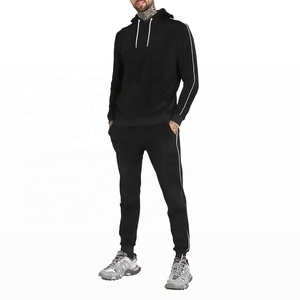 Tùy Chỉnh Men Trắng Đường Ống Slim Fit Tracksuit/Thể Thao Nam Chạy Mặc/Thiết Kế Riêng Của Bạn Mồ Hôi Phù Hợp Với Bộ - Product Image 1