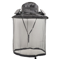 Chapeau anti-moustiques et anti-insectes solaire à double ventilateur, haute qualité, best-seller, nouveau modèle d'été, unisexe