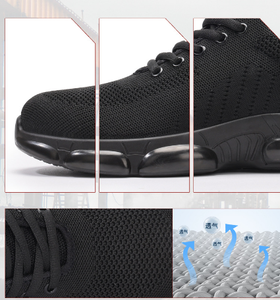 <span class=keywords><strong>Scarpe</strong></span> <span class=keywords><strong>antinfortunistiche</strong></span> da uomo, anti-schiacciamento e anti-perforazione, punta in acciaio, comode, leggere, suola morbida, <span class=keywords><strong>scarpe</strong></span> da lavoro <span class=keywords><strong>estive</strong></span> - Product Image 6