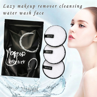 Lingettes démaquillantes personnalisables avec logo, réutilisables, en microfibre douce, éponges double face effaçables, lavables pour tous types de peau