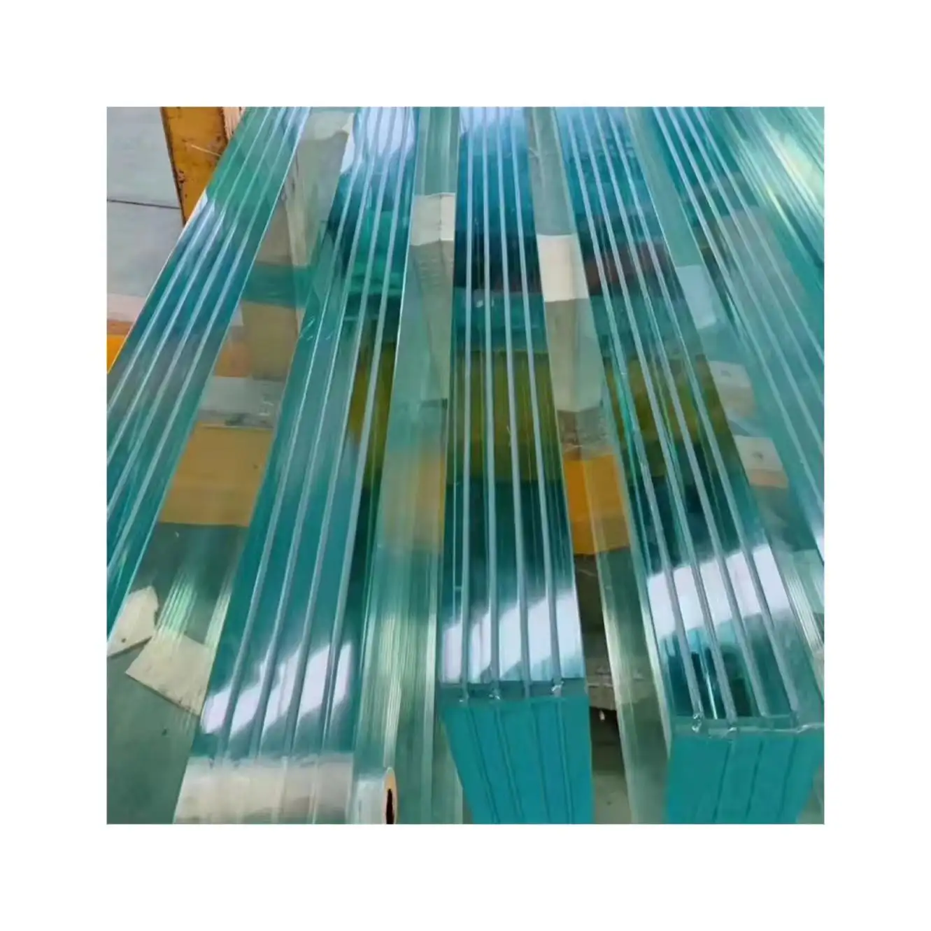 Industrial Glass Manufacturer PVB SGP 6mm 12mm Laminated Safety Glass Laminated Tempered Glass