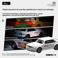 Voiture télécommandée miniature 1:43 pour bureau, véhicule de drift haute vitesse, modèle de course, ornement, jouet pour garçons, interaction lumineuse en plastique
