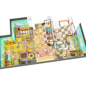 Service de personnalisation tout-en-un pour structures de jeux pour enfants, aire de jeux intérieure commerciale avec maison de jeu - Product Image 3