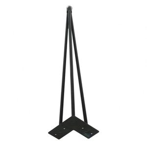 Powder Coated Durable Iron Hairpin Legs with Leveling <b>Feet</b> Modern Design <b>for</b> Outdoor & Workshop Use Wholesale - Product Image 2