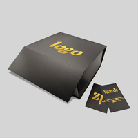 Öko-Verpackung Schwarzer Karton Benutzer definierte Golds tempel Logo Magnet verschluss Geschenk Falt schachtel Mit Satin Einsatz