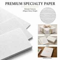 Papier gaufré en lin, papier spécial en pâte de bois 250 g/m², papier gaufré imprimable, papier pour invitations de mariage, papier spécial A4