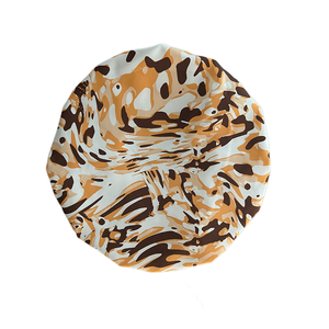 Bonnets de douche imperméables réglables de double couche baignant des bonnets de douche pour les cheveux longs - Product Image 4