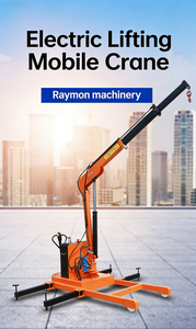 Grúa telescópica hidráulica eléctrica <span class=keywords><strong>de</strong></span> servicio pesado <span class=keywords><strong>de</strong></span> 1500 kg con rodamientos y motor para elevación portátil y altura <span class=keywords><strong>de</strong></span> elevación <span class=keywords><strong>de</strong></span> 4 m - Product Image 5
