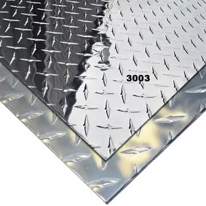 Pemasok Cina Pelat Aluminium Timbul 1024 Pelat Lembar Chekered Aluminium