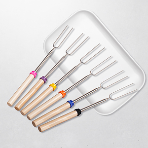 Que Nướng Kẹo Dẻo Que Tre Xiên Xúc Xích Xiên Xúc Xích Dài 32 Inch Có Thể Kéo Dài - Product Image 6