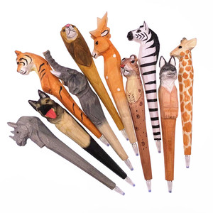 Zoo recuerdo regalo madera animal forma bolígrafo cebra bolígrafo <span class=keywords><strong>con</strong></span> logotipo <span class=keywords><strong>personalizado</strong></span> <span class=keywords><strong>nombre</strong></span> - Product Image 1