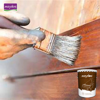 Peinture liquide acrylique polyuréthane haute température à base d'eau, brillante, pour meubles, application au pistolet