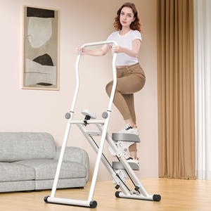 Máquina de Escalar Vertical Plegable, Escalador de <span class=keywords><strong>Ejercicio</strong></span> Cardiovascular con Rango de Paso Extendido, Escalador para Gimnasio en Casa - Product Image 1
