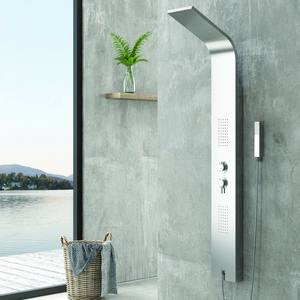 ชุด kamalu สำหรับห้องน้ำของคุณแผงฝักบัวอาบน้ำแบบ Hydromassage ทำจากเหล็ก Kaman-1100ซาตินสำหรับความต้องการของอุปกรณ์เสริมในห้องน้ำของคุณ - Product Image 1