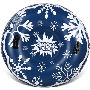 2023 Tube gonflable en PVC personnalisé et ludique, utilisable comme luge à neige, bateau gonflable Air Bay Breeze et jouet de ski pour l'hiver - Product Image 1
