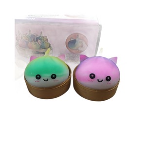 Nuevos juguetes antiestrés de goma coloridos con diseño de unicornio, los más vendidos, juguetes de descompresión con caras sonrientes. - Product Image 5