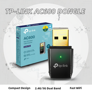 <span class=keywords><strong>TP</strong></span>-<span class=keywords><strong>Link</strong></span> Archer T2U de doble banda 2,4G/5G 300Mbps AC600 <span class=keywords><strong>USB</strong></span> <span class=keywords><strong>WiFi</strong></span> adaptador Mini Dongle para ordenador portátil red inalámbrica externa - Product Image 2