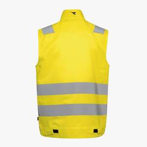 DIADORA UTILITY - 702.176229-97034/XL Veste softshell haute visibilité toutes saisons HV VEST ISO 20471, jaune HI-VIS WORKWEAR - Product Image 3