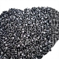 Vis de machine M2 à tête fraisée hexalobulaire Torx de sécurité, métrique, en acier finition oxyde noir