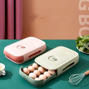 Early Riser Cajón tipo caja de almacenamiento de huevos refrigerador caja de almacenamiento de huevos frescos bandeja de huevos de gran capacidad <span class=keywords><strong>accesorios</strong></span> de cocina - Product Image 5