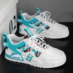 Chaussures de plateforme rétro 2025 pour hommes, respirantes, légères, décontractées, polyvalentes, tendance, à tige haute, en cuir, confortables, pour le sport - Product Image 4