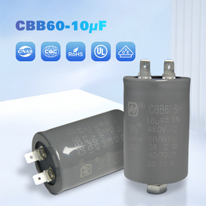 Condensateurs de démarrage CA <span class=keywords><strong>CBB60</strong></span> 10UF 450V S0 40 75 21 50/60Hz, multifonctionnels, utilisés comme condensateurs de fonctionnement - Product Image 3
