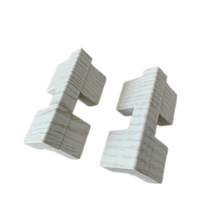 Support d'angle en aluminium Huayi Parts Y100 couleur chêne blanc pour tiroir, accessoire de quincaillerie pour armoire de cuisine - Product Image 1