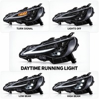 Ensemble de phares LED PCS-H17 pour Scion FR-S 2012-2016 Subaru BRZ 2012-2018, indicateur séquentiel DRL LED blanc