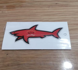 Autocollant promotionnel rectangulaire 3D en PVC Paul Shark, étanche, motif dessin animé, pour décoration de fête, vente en gros, stock 2026 - Product Image 6