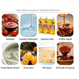 Machine automatique <span class=keywords><strong>de</strong></span> remplissage et <span class=keywords><strong>de</strong></span> bouchage <span class=keywords><strong>de</strong></span> poches souples pour jus, boissons et détergents liquides - Product Image 4