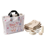 Sacs en plastique imprimés en gros avec poignée, logo personnalisé, pour vêtements et cadeaux de détail – En stock