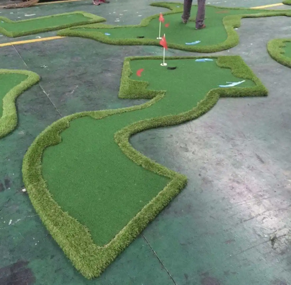 Factory Ready to Ship mini golf artificial grass putting green mat Golf Training Aid Professional Golf Practice Grass Mat