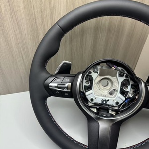 Volante de Cuero Perforado Negro a Precio de Fábrica Compatible con BMW F30 F10 E90 (Sin AB) - Product Image 3