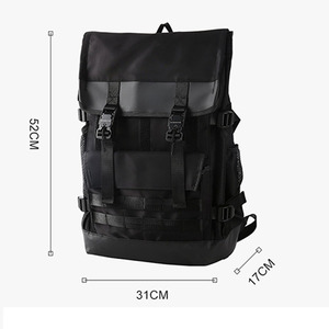 Custom Recycled Plastic Bottles Sports Rolltop Travel Rucksack Roll Top <b>Backpack</b> - Product Image 5