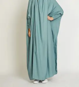 OEMカスタムアバヤ女性イスラム教徒のドレスジルバブチャドール伝統的なイスラム教徒の服