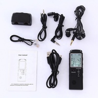 Enregistreur vocal USB Professionnel 96 Heures Dictaphone Numérique Enregistreur Vocal Avec VAR/VOR Microphone Intégré 8GB 16GB 32GB