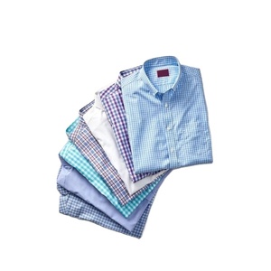 Chemise habillée pour homme en popeline de style safari, à manches longues, décontractée, à prix de gros, avec logo personnalisé, en fil teint, anti-froissement, à carreaux, pour l'automne - Product Image 6