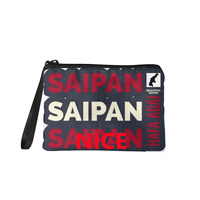 Dompet Koin Cetak Vivid Saipan Kustom, Dompet Resleting Serbaguna untuk Wanita, Cocok untuk Jalan-Jalan dan Hadiah Liburan yang Dipersonalisasi