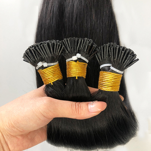 Ruso Remy i tip extensión del cabello queratina cutícula del cabello alineado doble dibujado i tip extensiones de cabello humano - Product Image 3