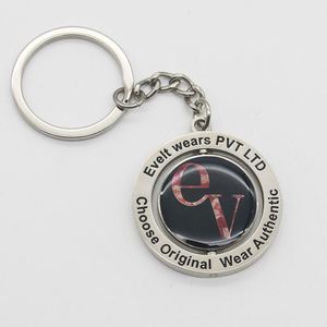 Black Nickel Plating 3D Drill Bit Keychain Metal Zinc Alloy Custom <b>Key</b> Chain - Product Image 2