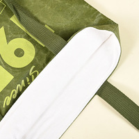 Sac en papier DuPont avec logo personnalisé, doublure urgente, sac fourre-tout rétro, exposition, publicité personnalisée, sac en papier pour le shopping, sac écologique