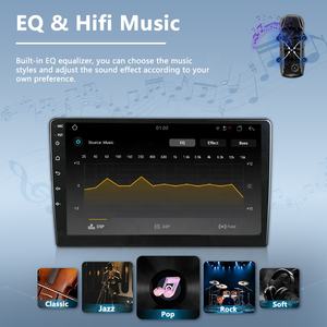 Écran tactile universel 9 pouces IPS Android, autoradio FM 2 Din, lecteur multimédia, CarPlay sans fil, GPS automatique, <span class=keywords><strong>DSP</strong></span>, 64 Go, RGB - Product Image 2