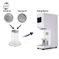 Machine de scellage automatique rotative à chaud pour canettes de café, jus, bubble tea, machine de mise en conserve, sertisseuse de canettes PET pour l'alimentation et les boissons
