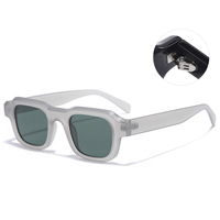 Lunettes de soleil carrées rétro Y2K 2027 pour hommes, protection UV extérieure, logo personnalisé, lunettes de soleil pour femmes