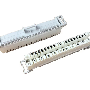 Cáp điện thoại RJ45 mô-đun LSA ngắt kết nối mô-đun 10 cặp thiết bị đầu cuối khối kết nối - Product Image 1