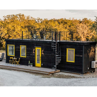 Conception de maison en conteneur d'expédition Maisons en conteneur de 40 pieds pour vivre